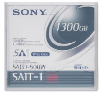 Sony Cartridge 500-1300GB SAIT WORM 1Pk (SAIT1500W) Sony Cartridge 500-1300GB SAIT WORM 1Pk (SAIT1500W)
